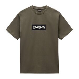 Napapijri Mens Box Logo T-Shirt / Tea